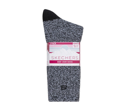 Skechers Women|Clothing | Super Soft Boot Crew Socks - 3 Pack