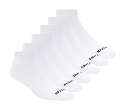 Skechers Women|Clothing | 6 Pack Core Quarter Medium Socks