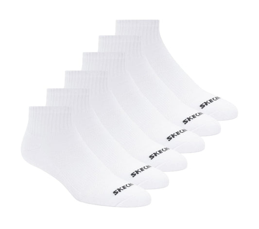 Skechers Women|Clothing | 6 Pack Core Quarter Medium Socks