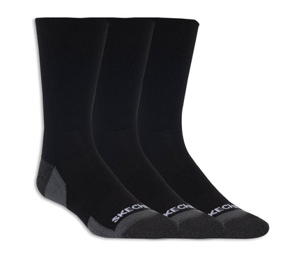 Skechers Women|Men|Clothing | 3 Pack Half Terry Crew Socks
