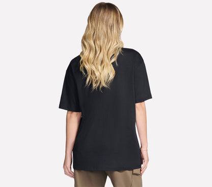 Skechers Women | Gold Splatter Diamond Short Sleeve Tee
