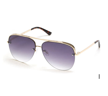 Skechers Clothing | Semi-Rimless Metal Aviator