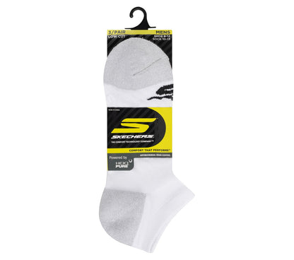Skechers Clothing | 3 Pack Men's Terry Low Cut Socks