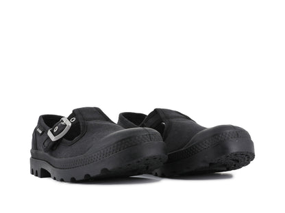 PAMPA MARY-JANE WASHED BLACK Palladium