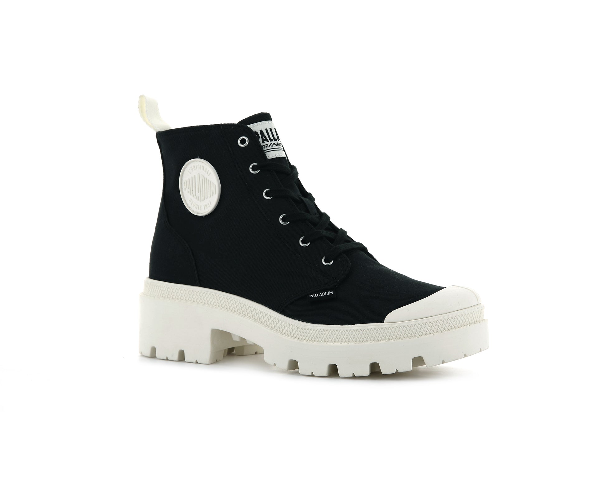 PALLABASE TWILL BLACK Palladium