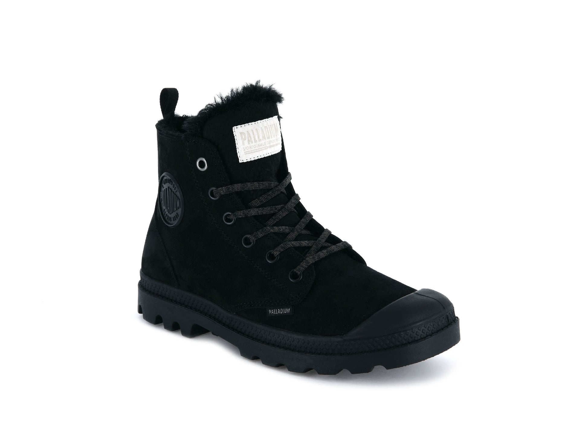 PAMPA HI ZIP WL BLACK/BLACK Palladium
