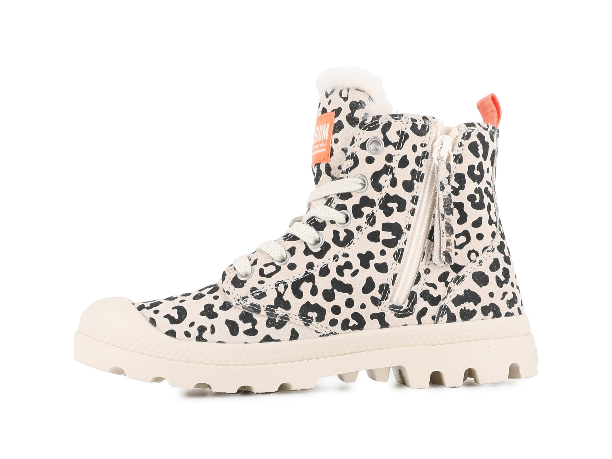 PAMPA HI ZIP WL LEO WAVE GRAY/BROWN Palladium