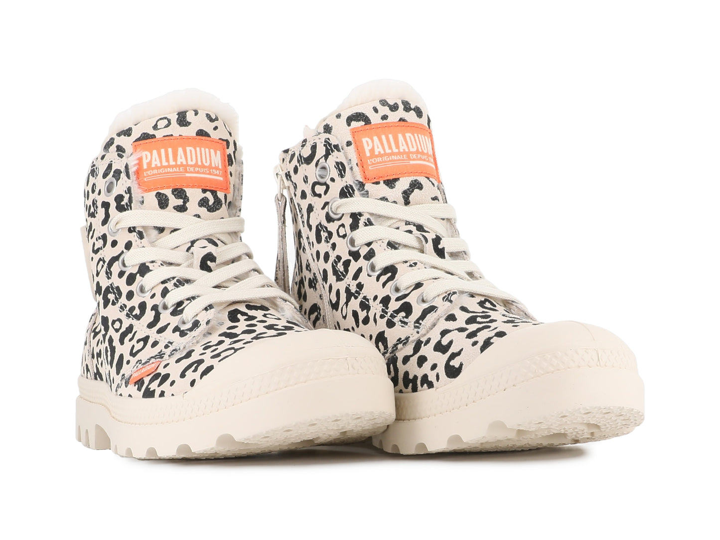 PAMPA HI ZIP WL LEO WAVE GRAY/BROWN Palladium