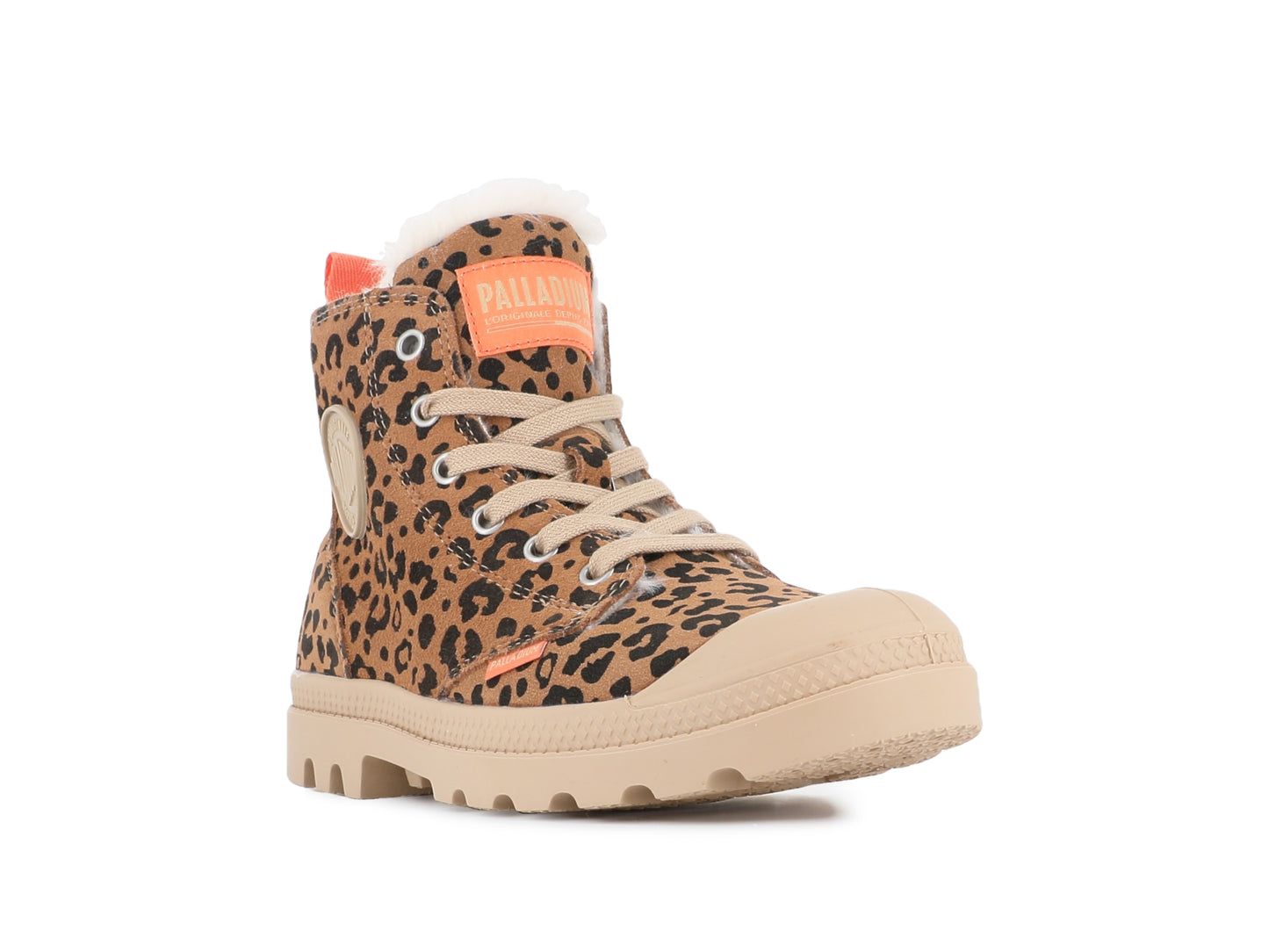 PAMPA HI ZIP WL LEO DEAR BROWN / BLACK Palladium