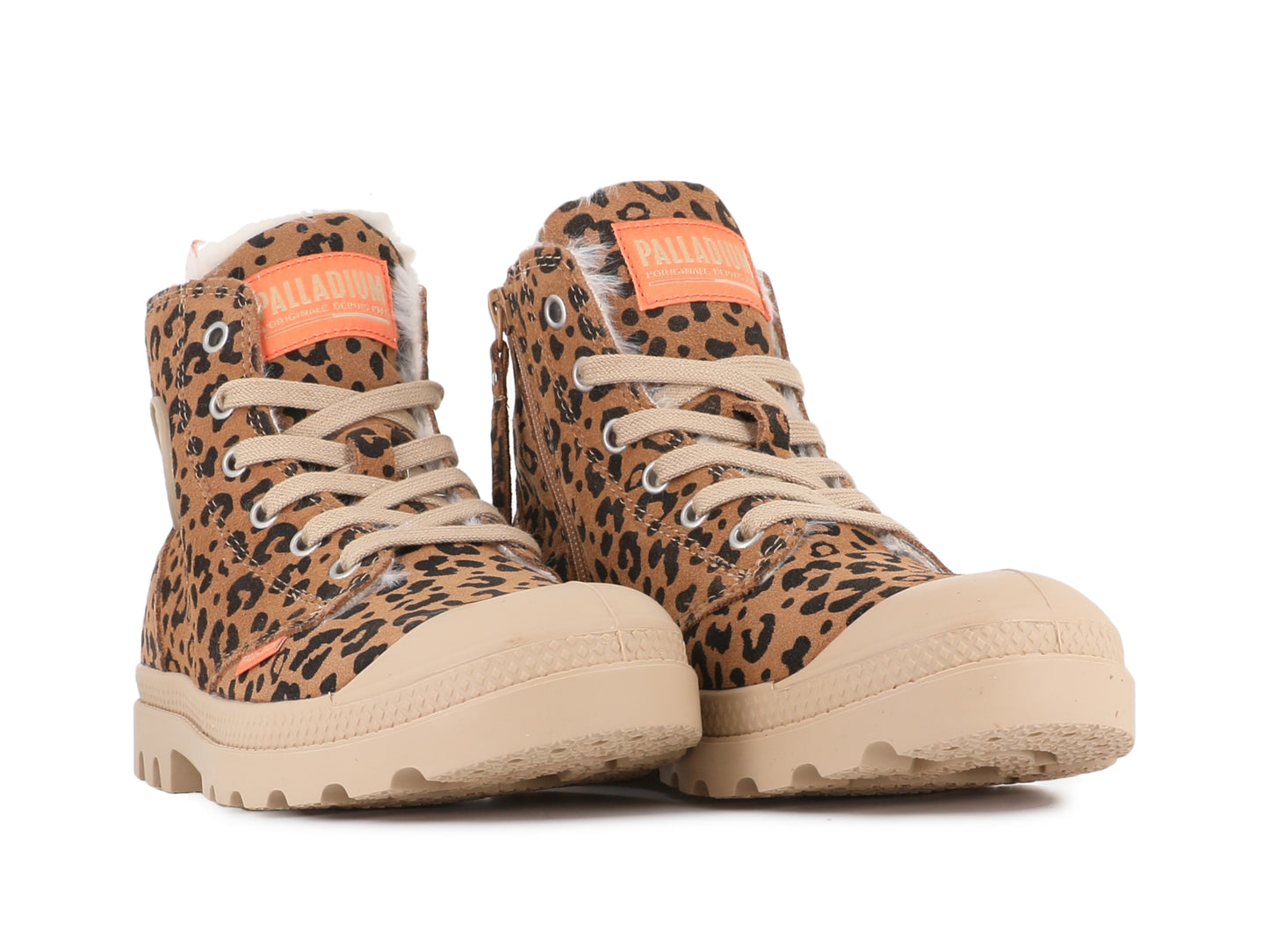 PAMPA HI ZIP WL LEO DEAR BROWN / BLACK Palladium