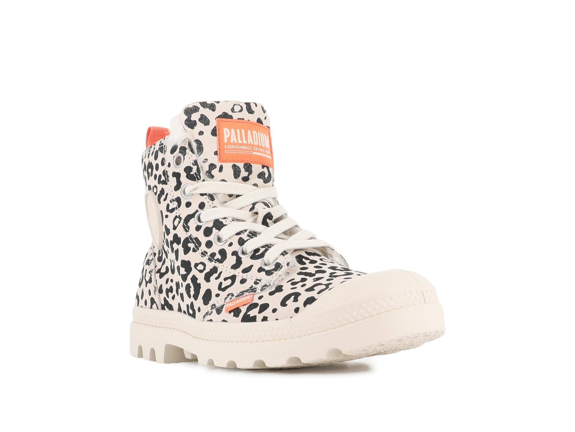 PAMPA HI ZIP WL LEO WAVE GRAY/BROWN Palladium
