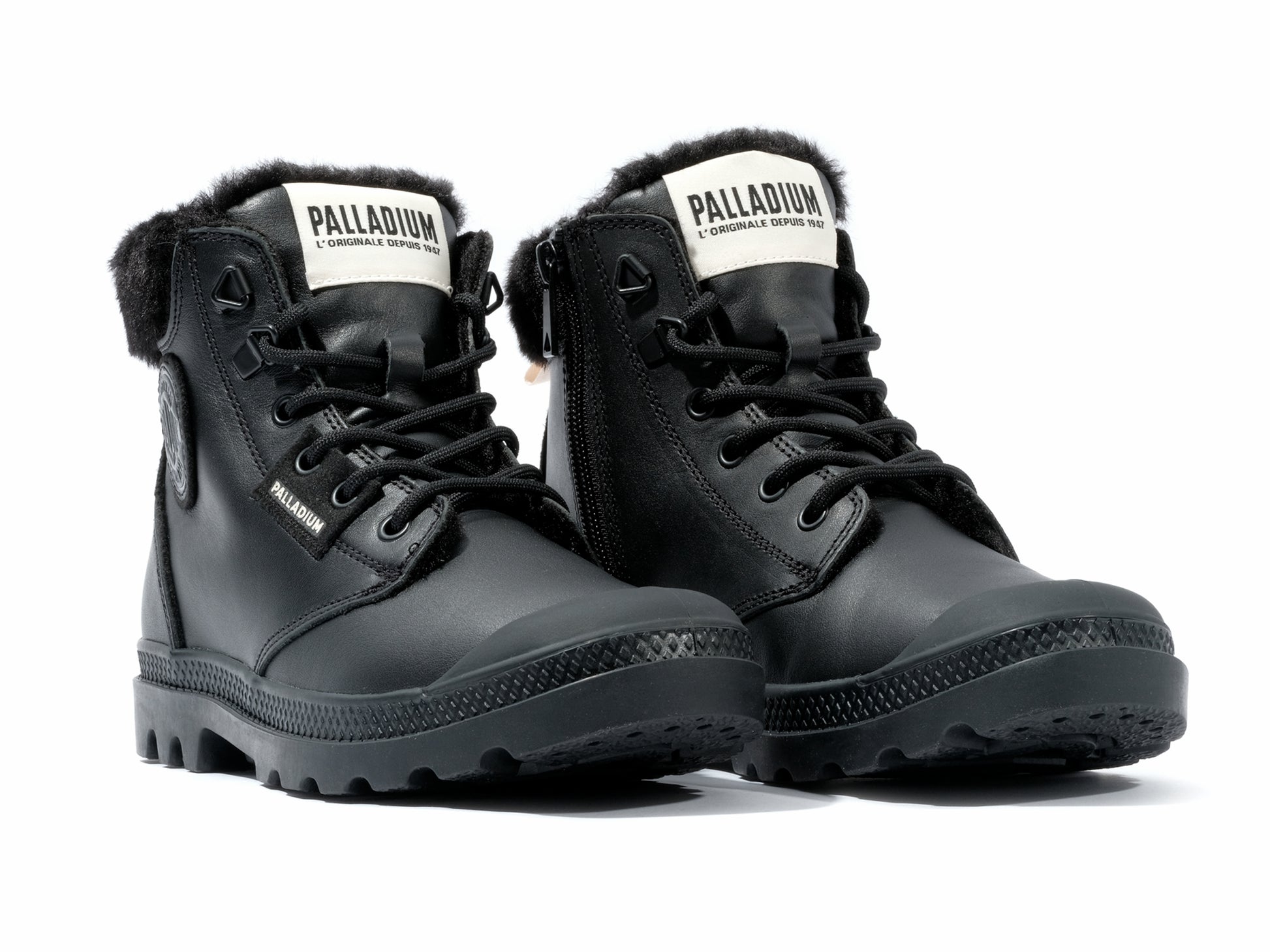PAMPA HI SNOW WARM BLACK Palladium