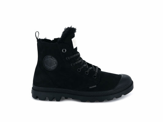 PAMPA HI ZIP WL BLACK/BLACK Palladium