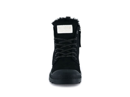 PAMPA HI ZIP WL BLACK/BLACK Palladium