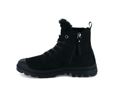 PAMPA HI ZIP WL BLACK/BLACK Palladium