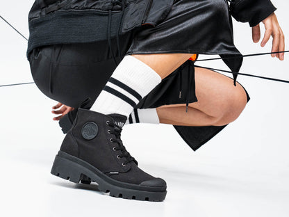 PALLABASE TWILL BLACK/BLACK Palladium