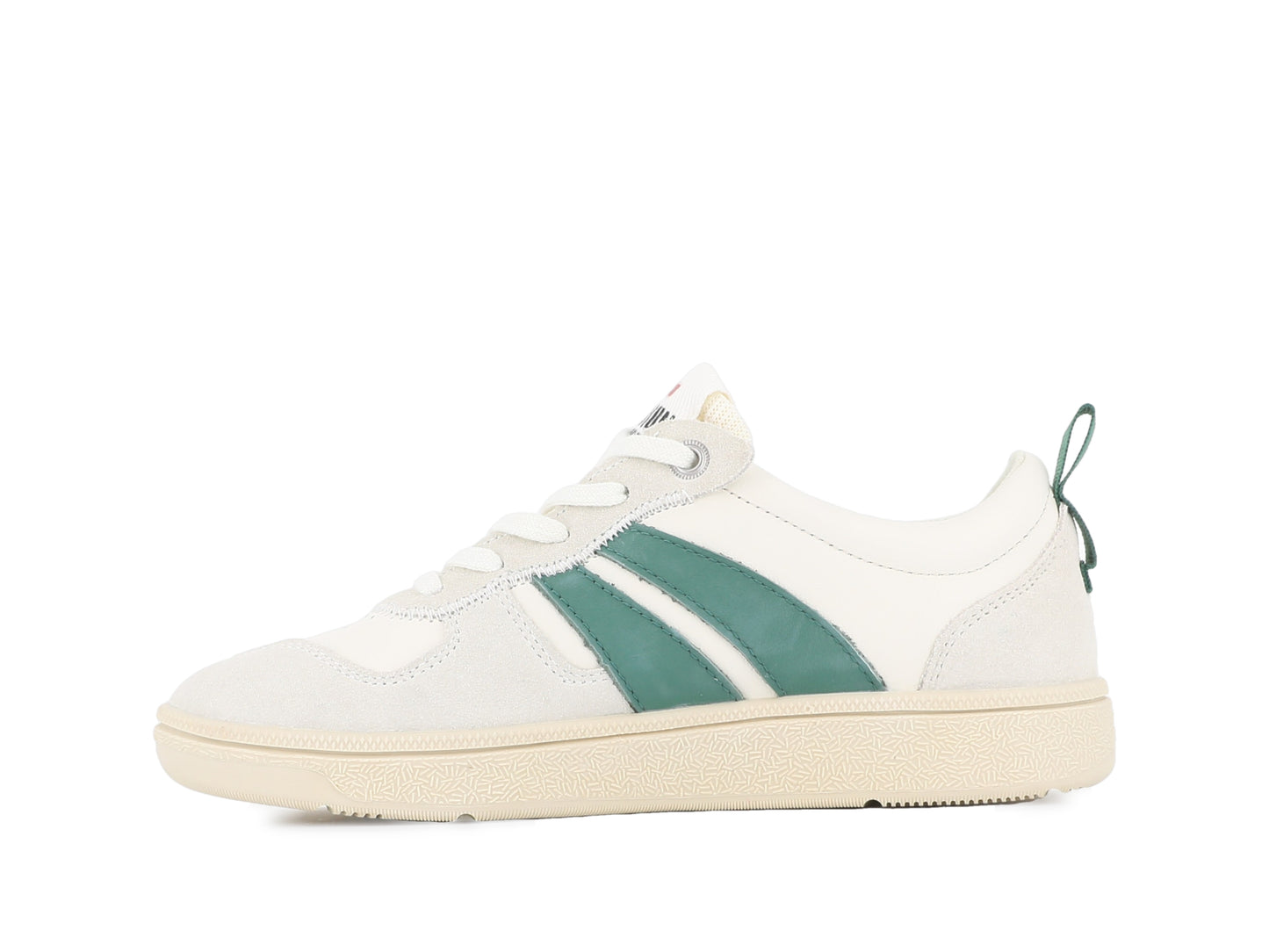 PALLACUP FLAME LTH CREAM/FOLIAGE GREEN Palladium