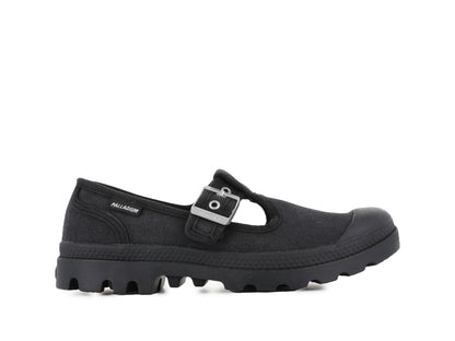 PAMPA MARY-JANE WASHED BLACK Palladium