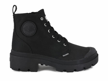 PALLABASE TWILL BLACK/BLACK Palladium