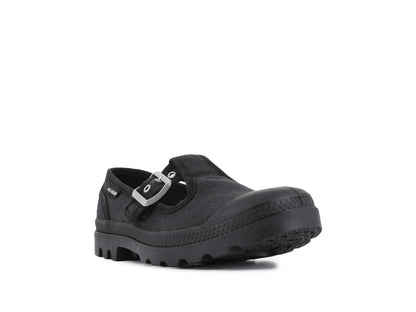 PAMPA MARY-JANE WASHED BLACK Palladium