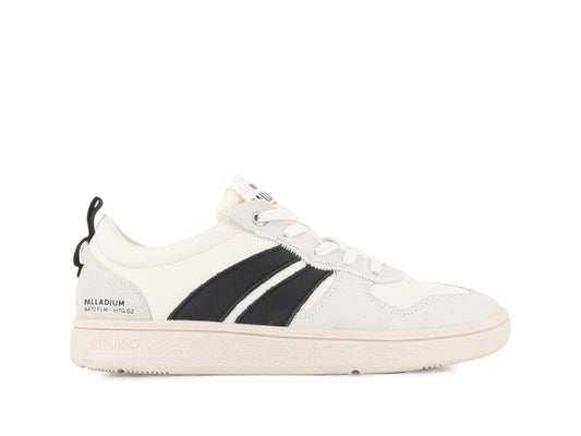 PALLACUP FLAME LTH CREAM WHITE/BLACK Palladium