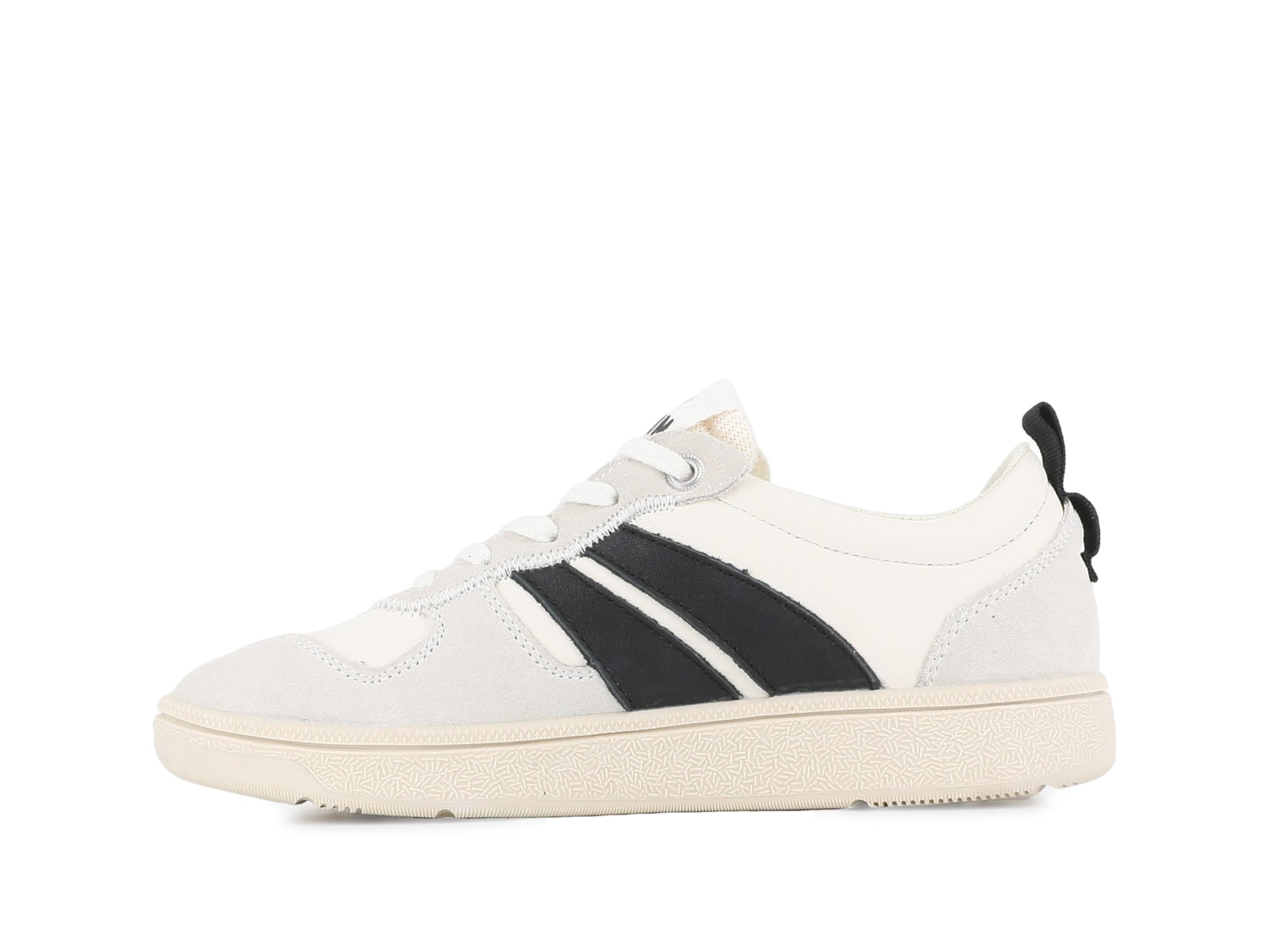 PALLACUP FLAME LTH CREAM WHITE/BLACK Palladium