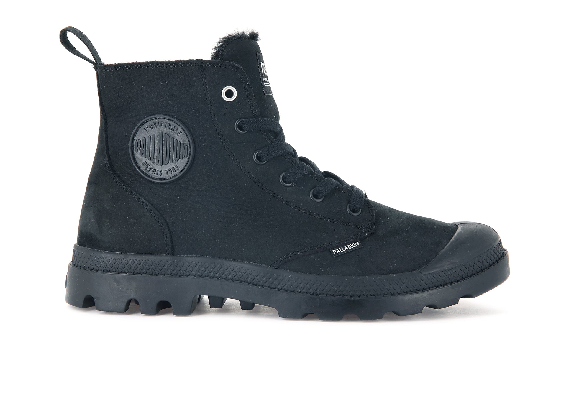 PAMPA HI ZIP WL ALL BLACK Palladium