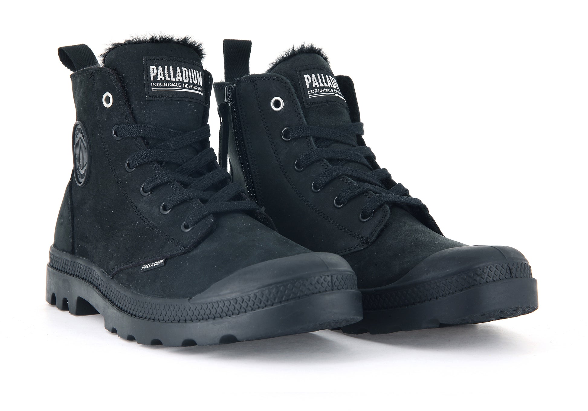 PAMPA HI ZIP WL ALL BLACK Palladium