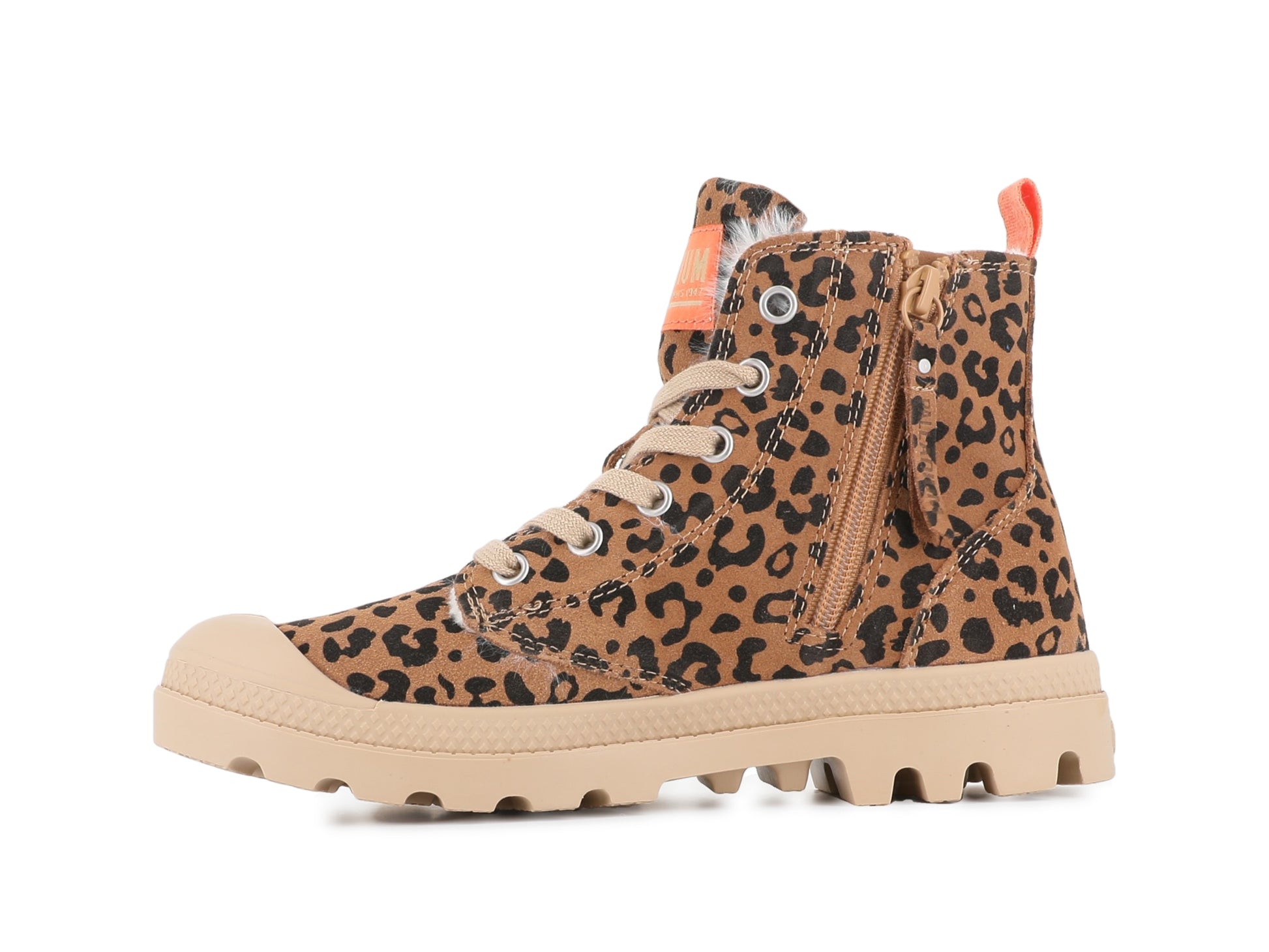 PAMPA HI ZIP WL LEO DEAR BROWN / BLACK Palladium