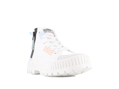 PALLASHOCK BACKZIP 2 STAR WHITE Palladium