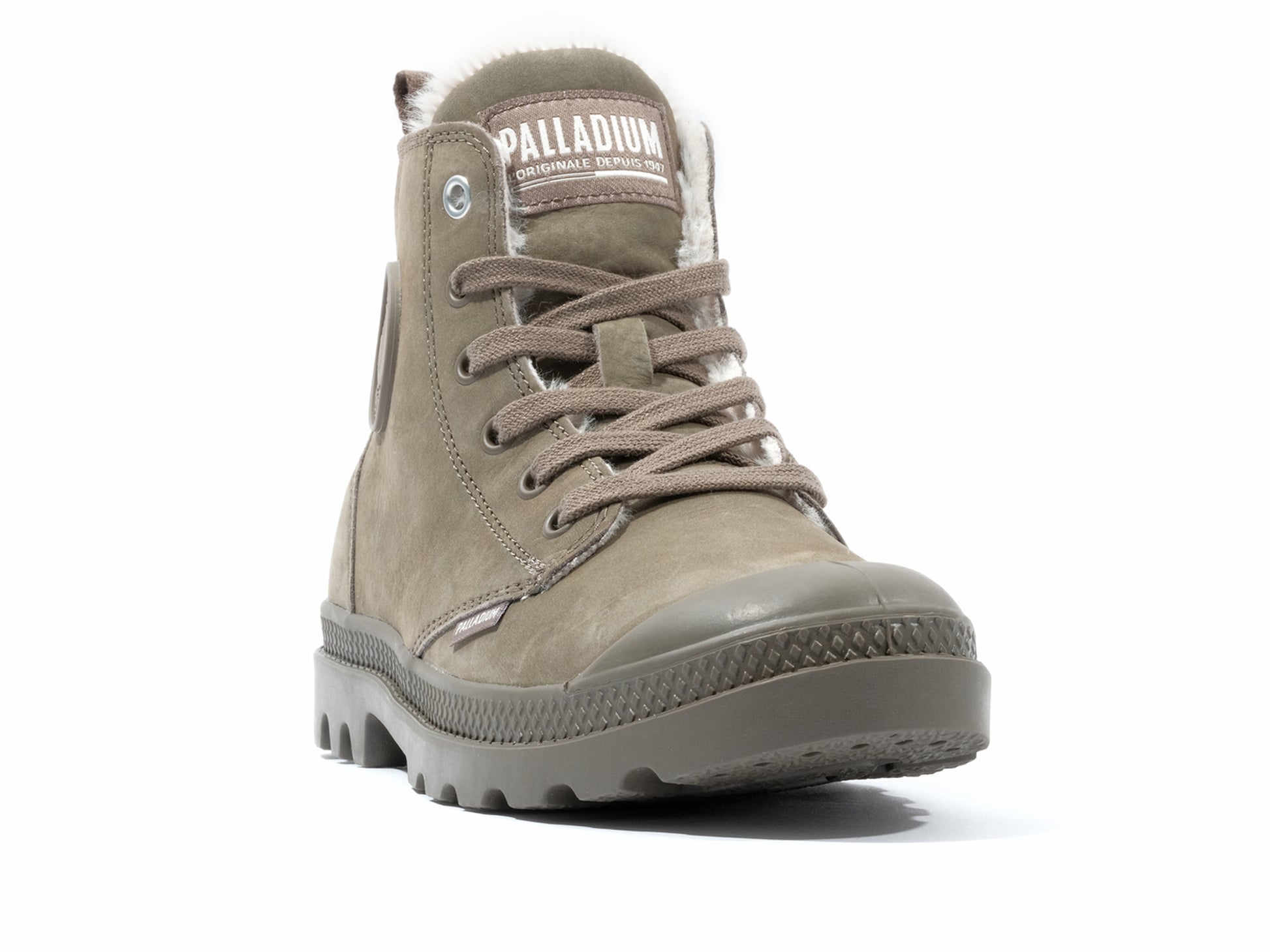 PAMPA HI ZIP WL DUSKY GREEN Palladium