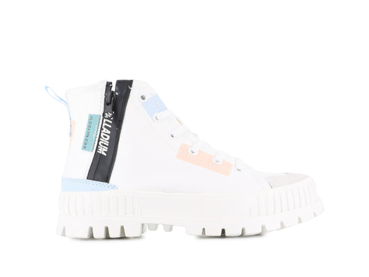 PALLASHOCK BACKZIP 2 STAR WHITE Palladium