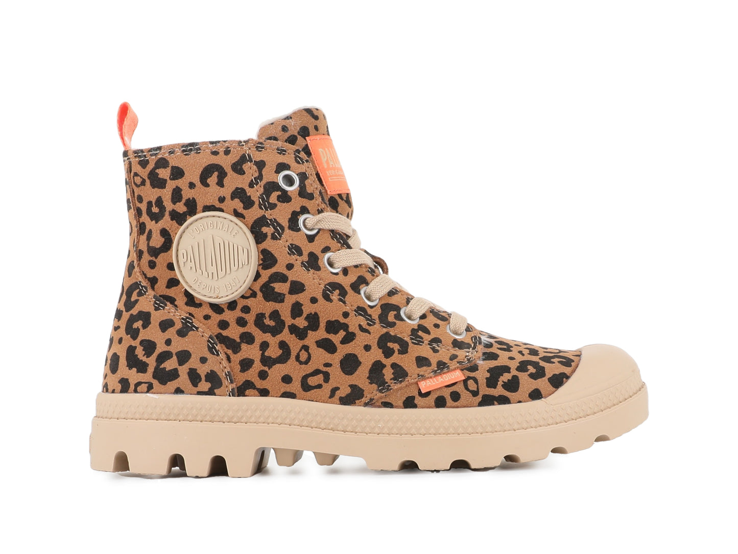 PAMPA HI ZIP WL LEO DEAR BROWN / BLACK Palladium