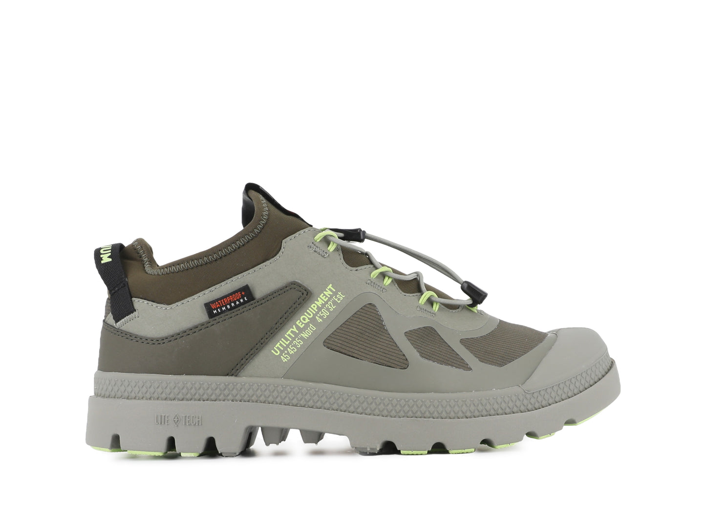PAMPA LT+ LO XPLR WP+ OLIVE NIGHT Palladium